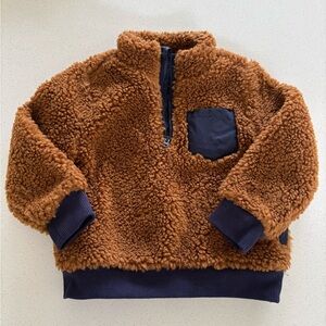 Janie + Jack Lined Fleece Pullover. Never Worn